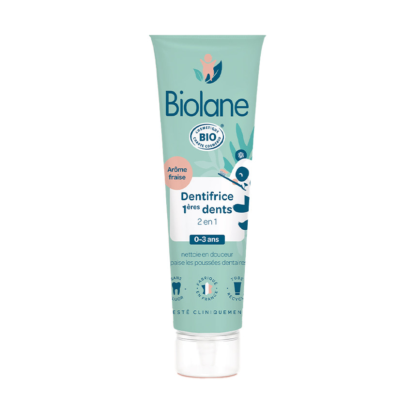 Dentifrice 1ères dents BIO arôme fraise 50 ml 