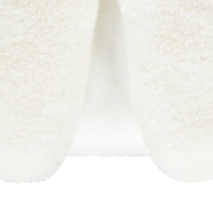 Ensemble tunique imprimé fleurs + gilet + legging pour bébé fille 