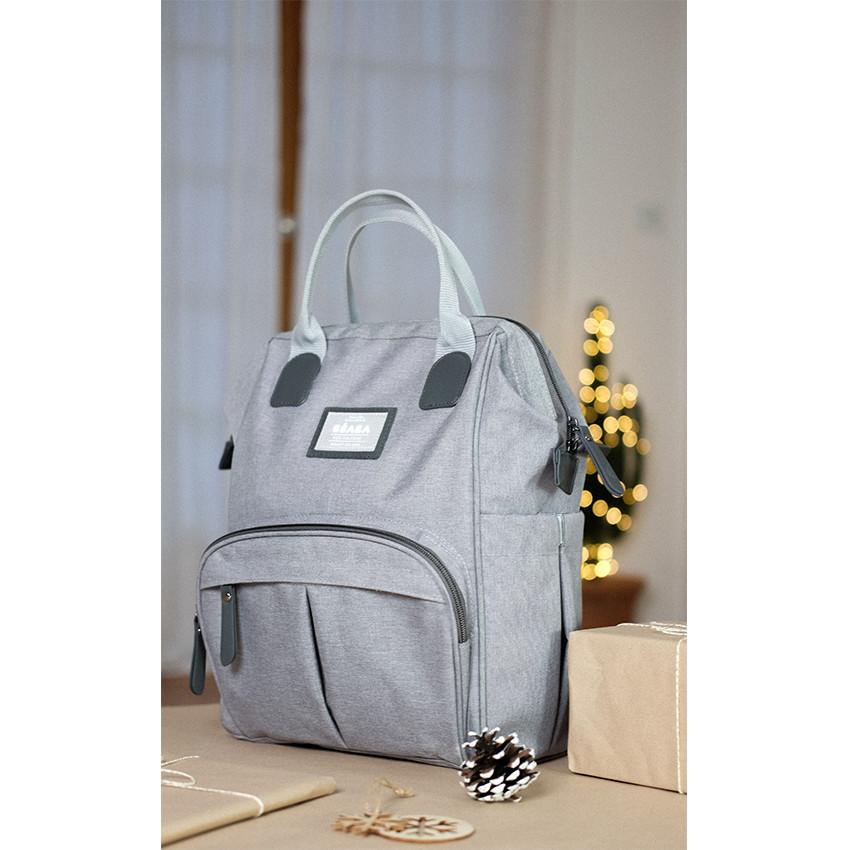 Sac à langer Wellington Gris Chiné 