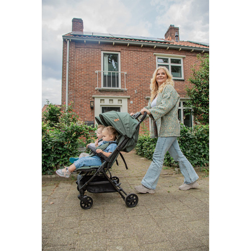 Poussette Buggy Duo jumeaux Mellizo Black 