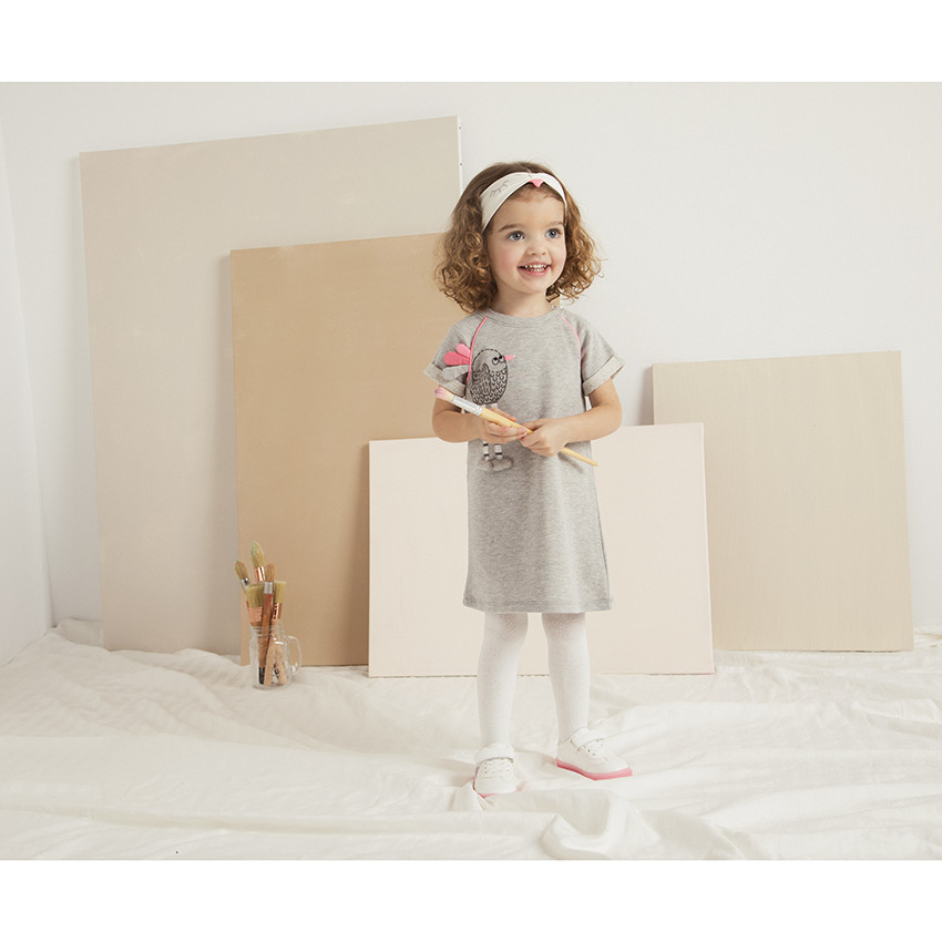 Speelse hoofdband met vogel voor meisjes 