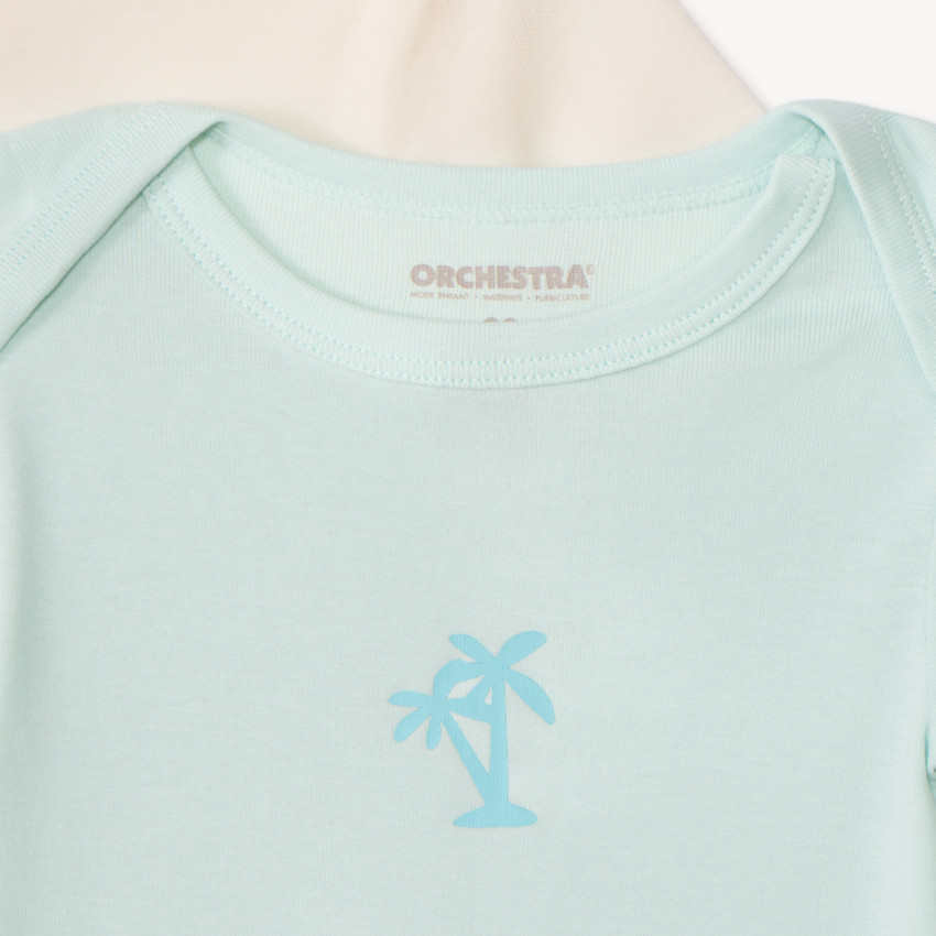 Lot de 5 bodies manches courtes printés pour bébé garçon 