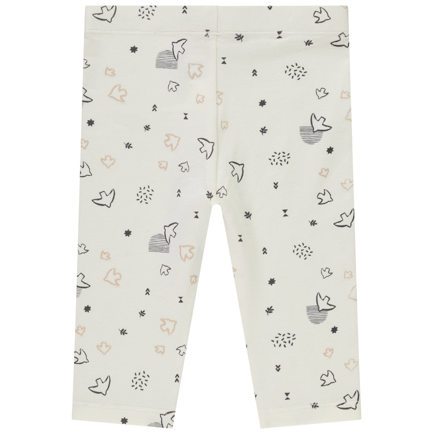 Corsaire en jersey imprimé fantaisie pour bébé fille 