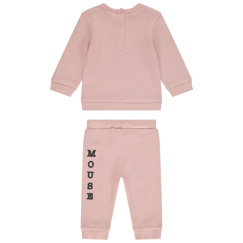 Ensemble jogging en nid d'abeille Minnie Disney pour bébé fille 