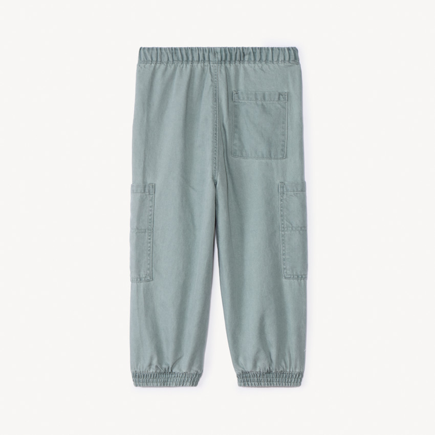 Katoenen gevoerde cargo broek voor babyjongen 