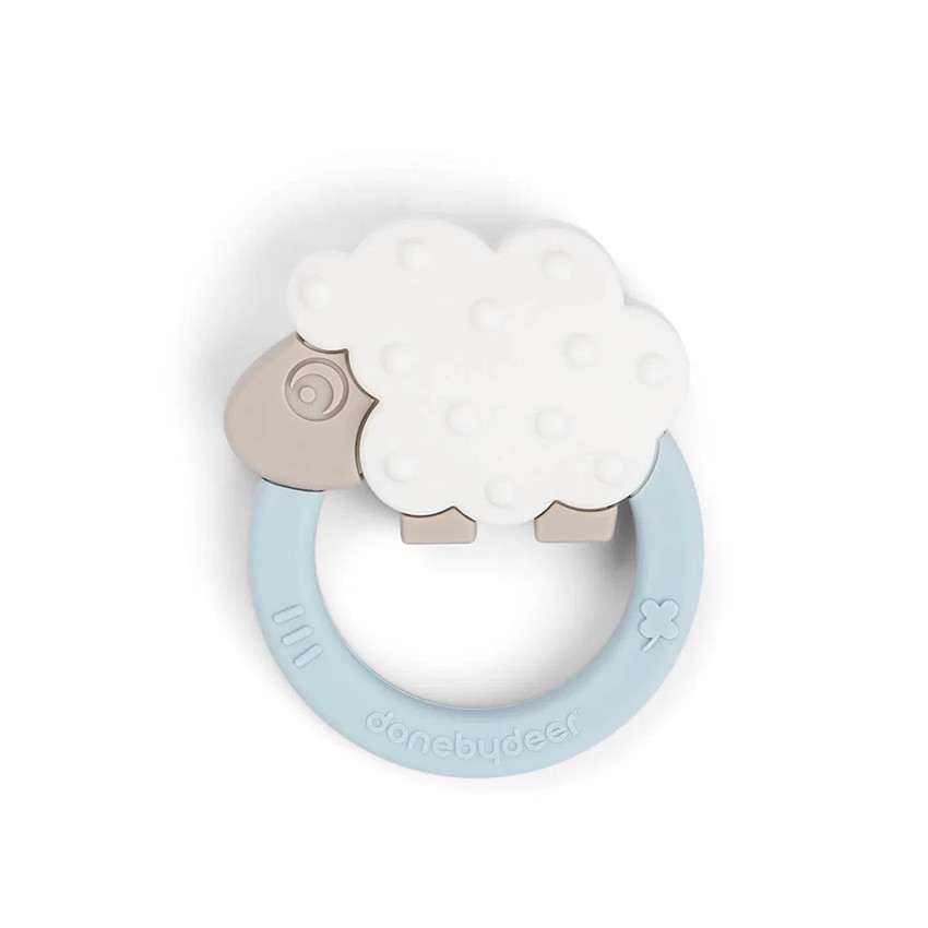 Anneau de dentition Sheepy Bleu 