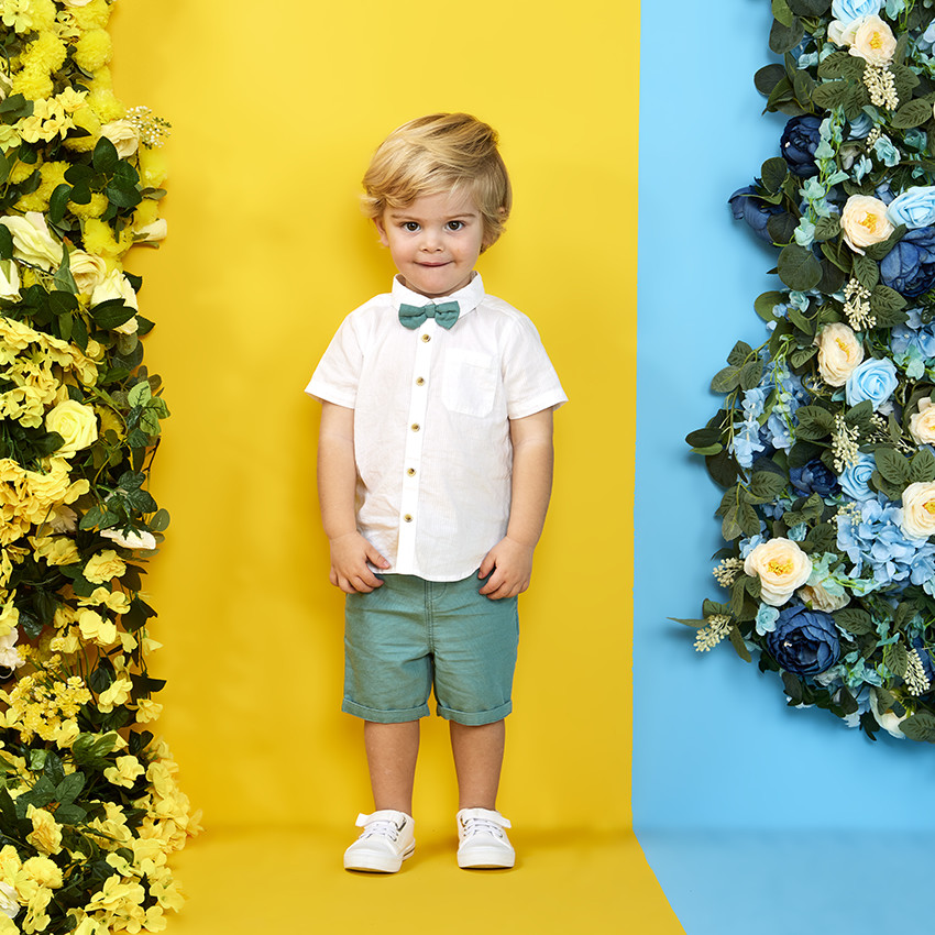 Set van 2 delen met vlinderdas voor babyjongen 