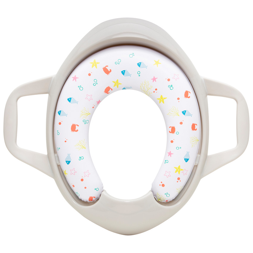 Réducteur de toilette Aloha - Gris 