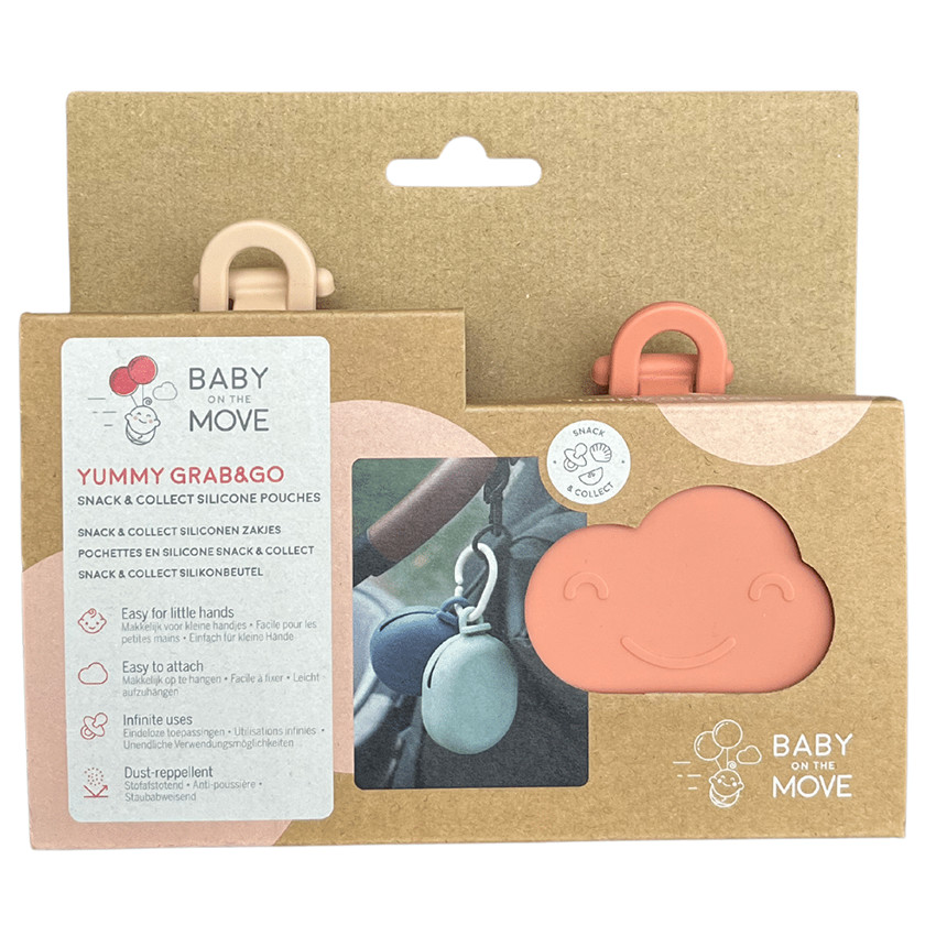 Set van 2 Fopspeen & Snack Zakjes Flower 