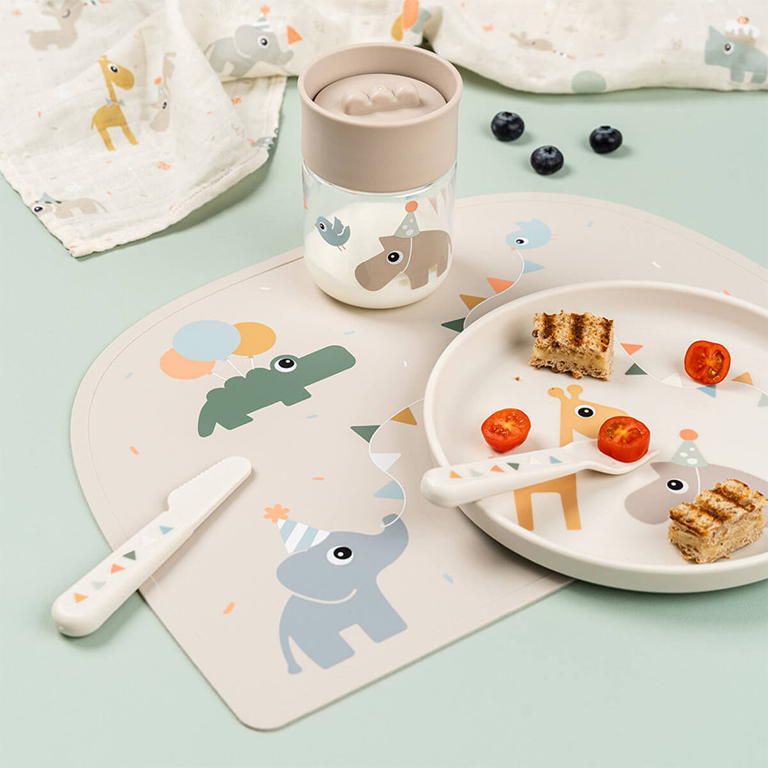 Set de table en silicone Celebration Sable 