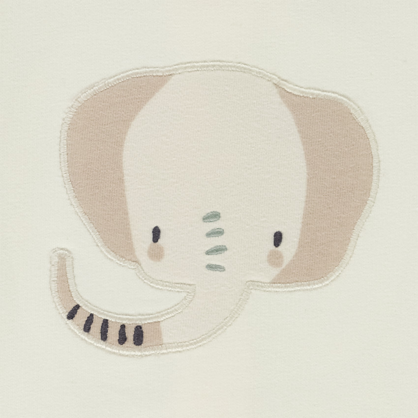 Ensemble 3 pièces motifs éléphant pour bébé garçon 