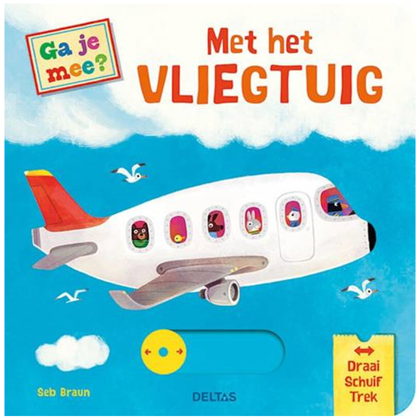 Livre d'éveil NL - Ga je mee? Met het vliegtuig vanaf 1jaar 