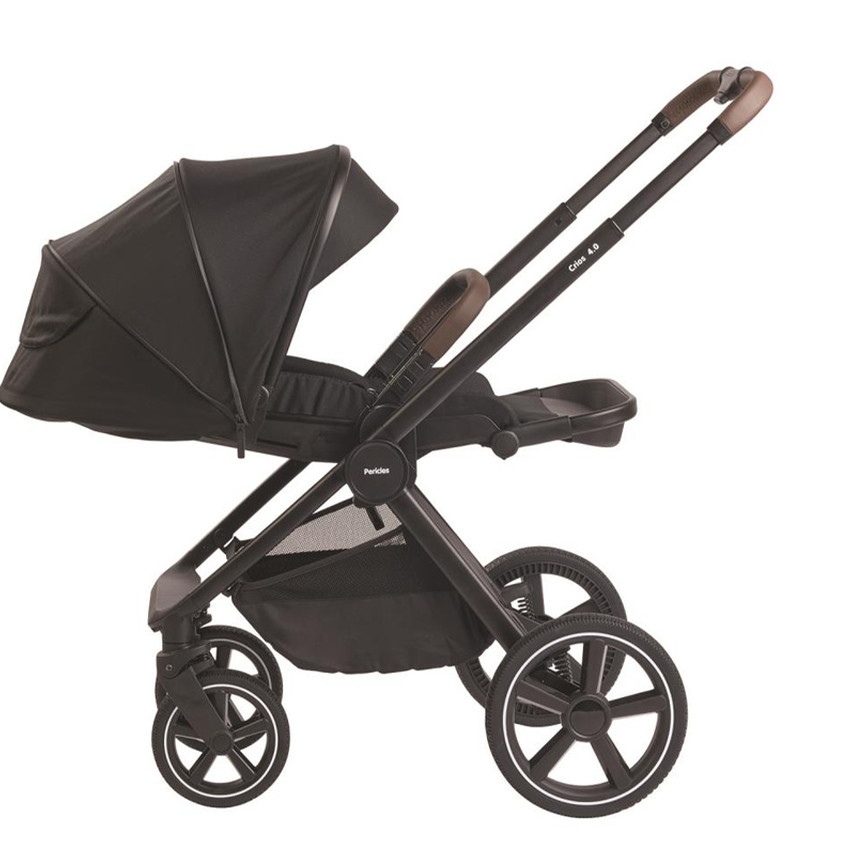 Poussette Crios 4.0 + Habillage pluie Black 