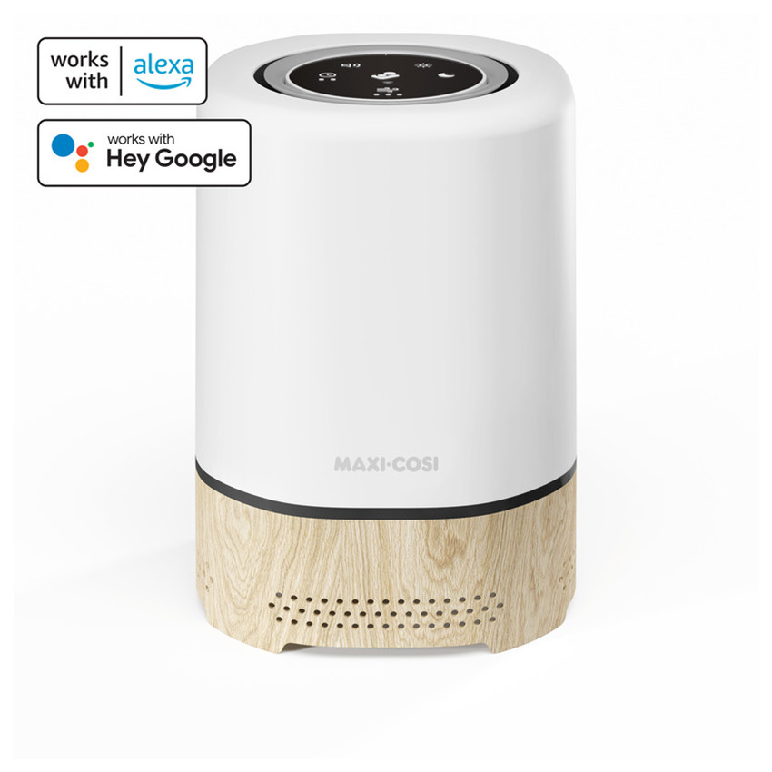 Purificateur d'air connecté 3 en 1 sons et veilleuse 