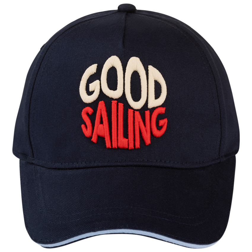 Pet met 3D borduren voor jongens 