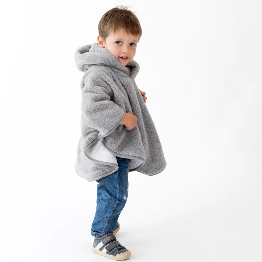 Poncho de Voyage Softy + Jersey Grizou 9-36M 