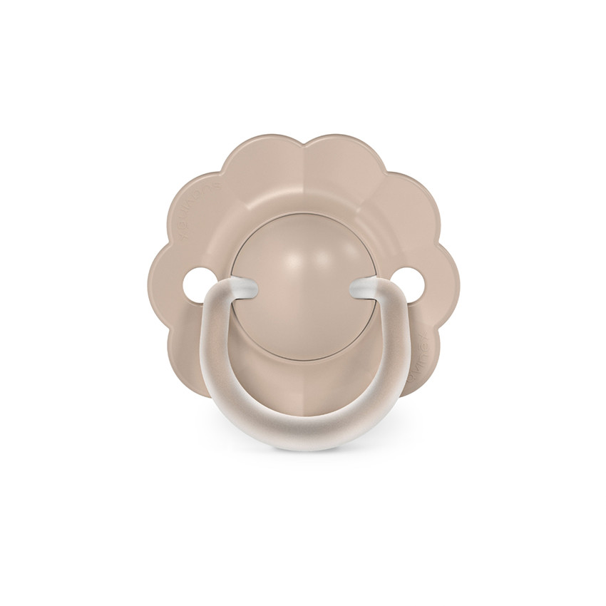 Tétine physiologique en silicone SX PRO Wonder 0-6M Beige intense 
