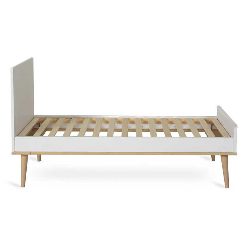 Bed Flow 70x140cm omvormbaar in klein juniorbed 70x170 White 
