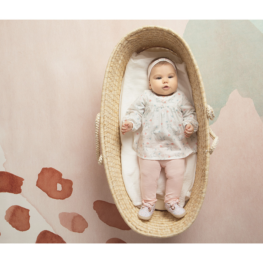 Bandeau de cheveux en jersey imprimé fantaisie pour bébé fille 