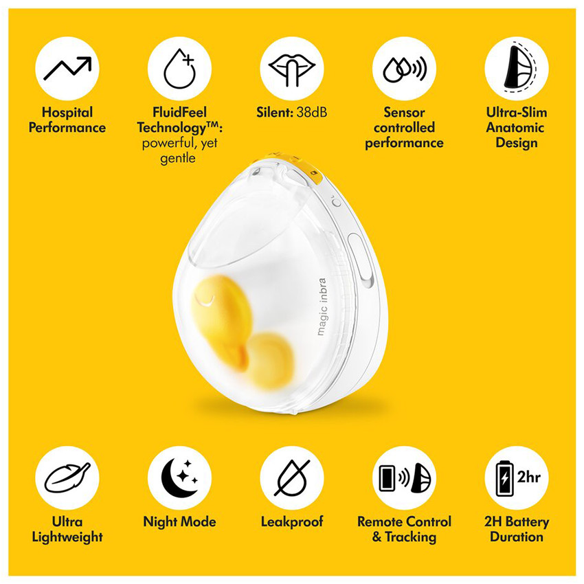 Borstkolf Magic InBra™ Single draagbaar electrisch handsfree  