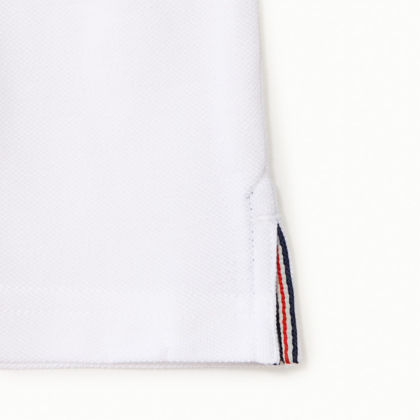 Set van 2 effen witte poloshirts met korte mouwen voor jongens 