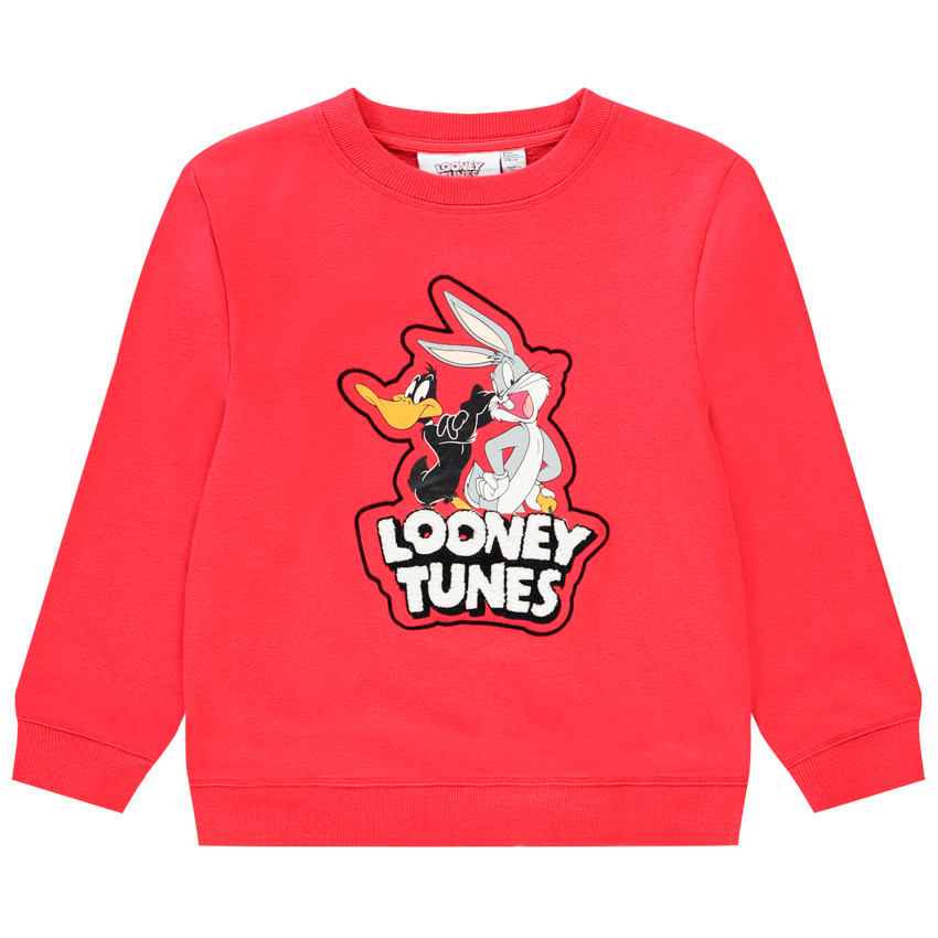 Sweat en molleton print Looney Tunes pour garçon 