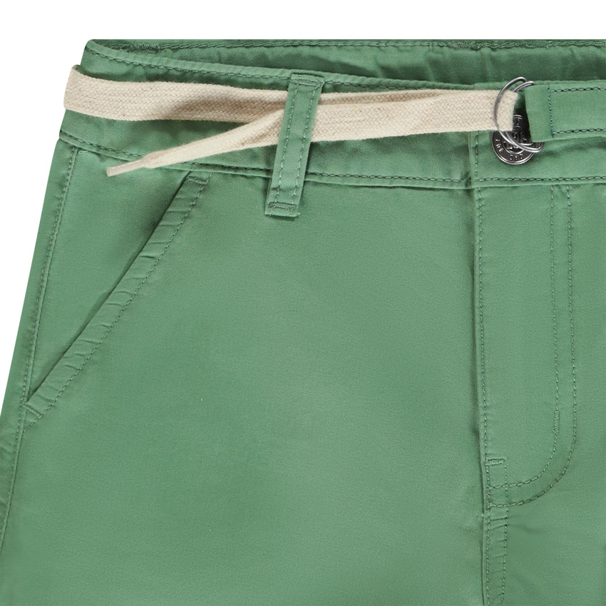 Bermuda met tailleband in twill voor jongen 