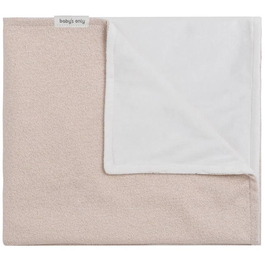 Deken bed Soft Sparkle - Goud/ivoor gemêleerd 