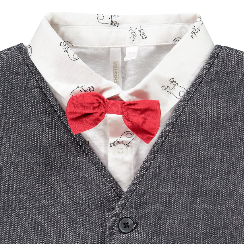 Ensemble 2 pièces de fêtes pour bébé garçon 