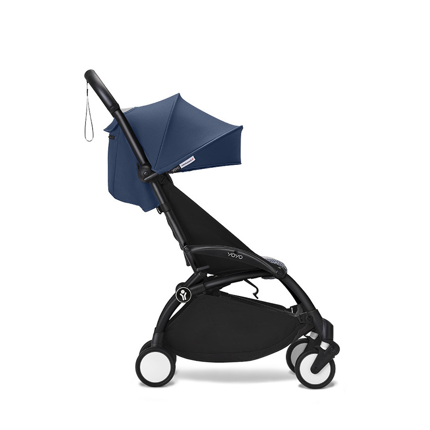 Kinderwagen Stokke® YOYO³ vanaf 6 maanden - Frame zwart/Blue Air France 