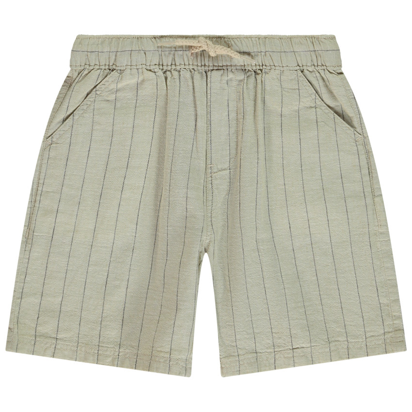 Bermuda rayé en toile pour garçon 