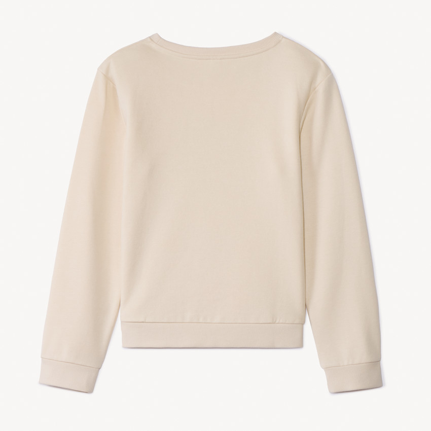 Sweat molleton printé pour fille 