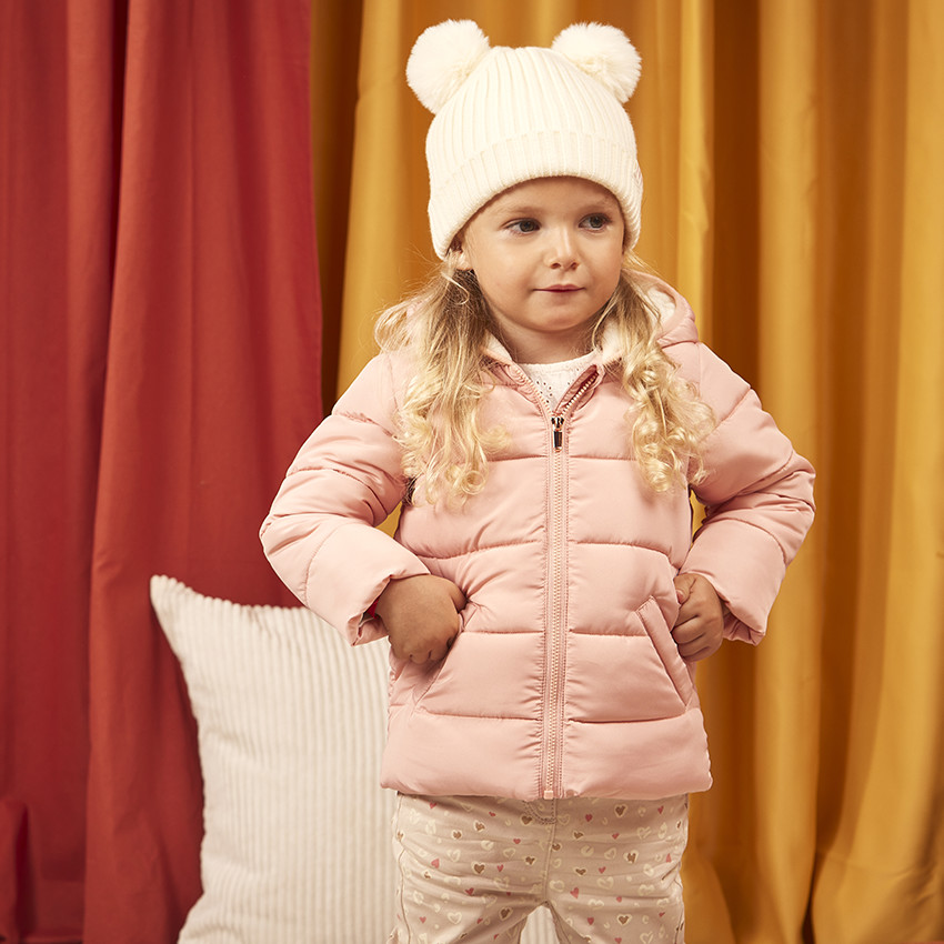 Donsjas voor meisjes met grote kou 