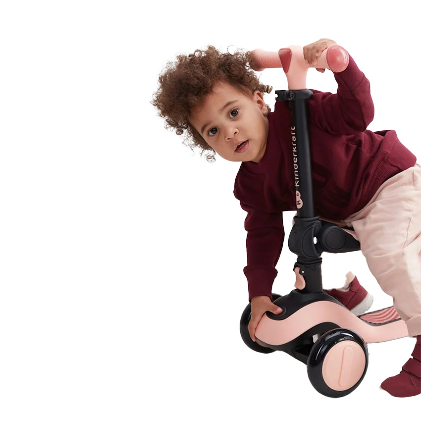 Trottinette évolutive à 3 roues Halley rose 