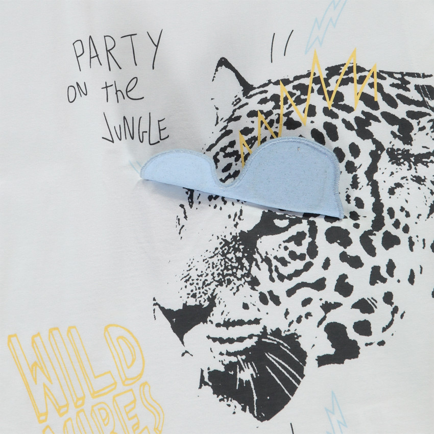 Débardeur printé avec flap 3D lunettes pour garçon 