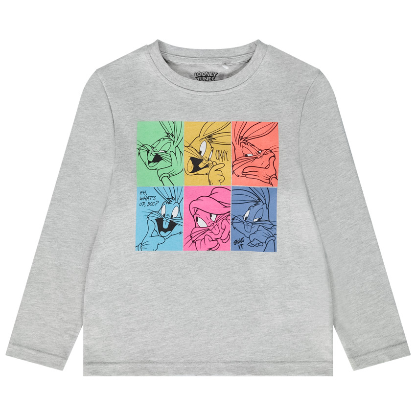 T-shirt manches longues print Bugs Bunny Looney Tunes pour garçon 