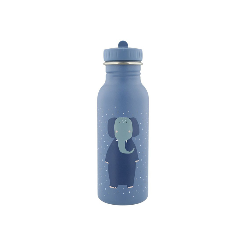 Gourde en acier inoxydable 500 ml - Mrs Elephant - Bleu 