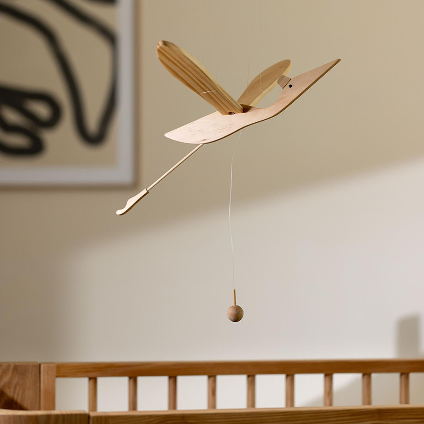 Mobile en bois Mini mouette 