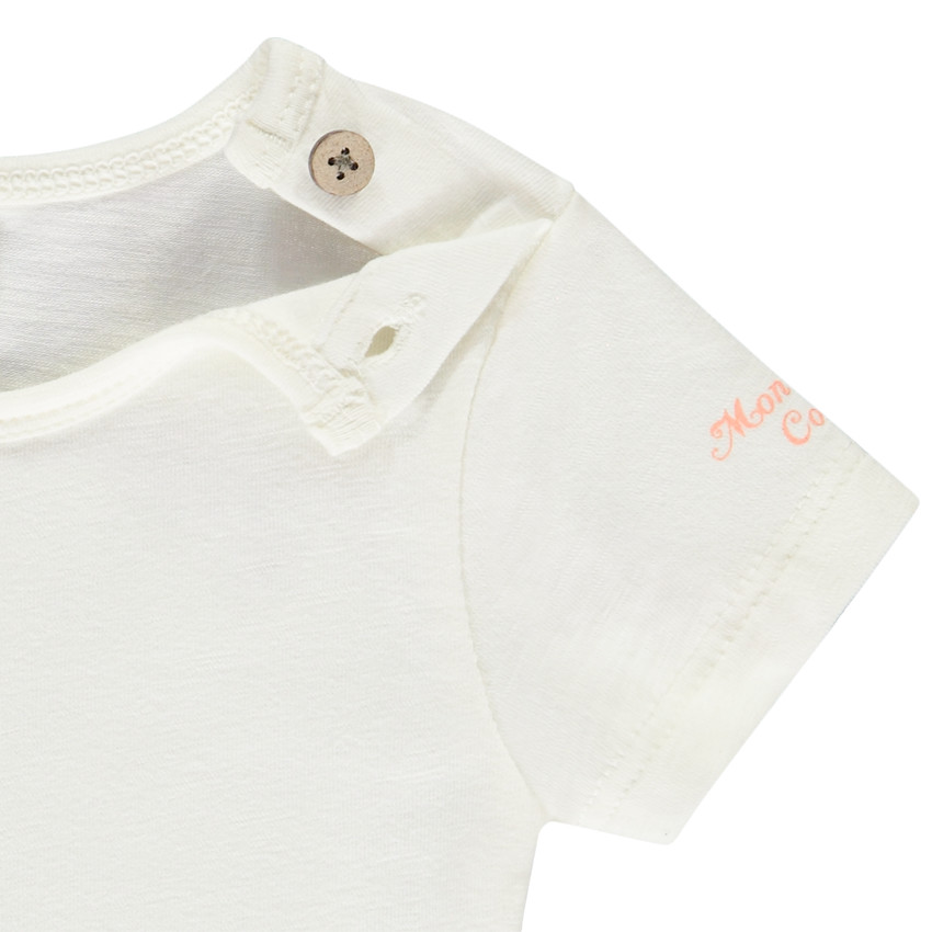 Tweedelig set met gestreepte romper voor baby jongen 