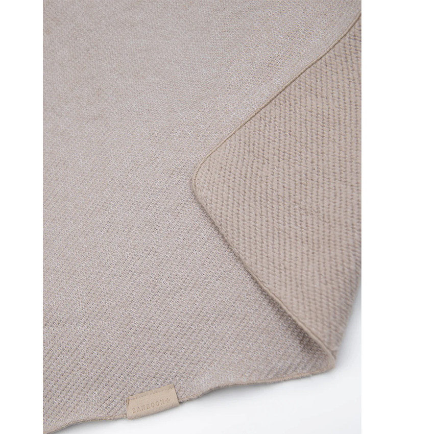 Deken brushed - Mélange sand - 80x80 cm 