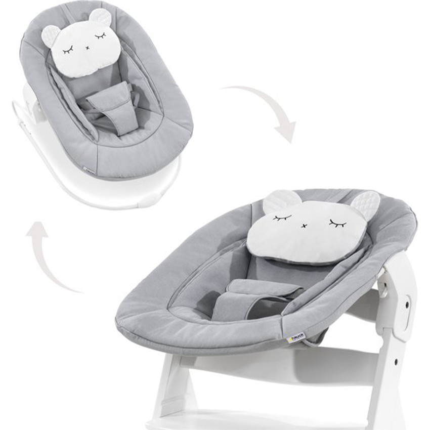 Transat Alpha Bouncer 2-en-1 Pastel Bear Light Grey 