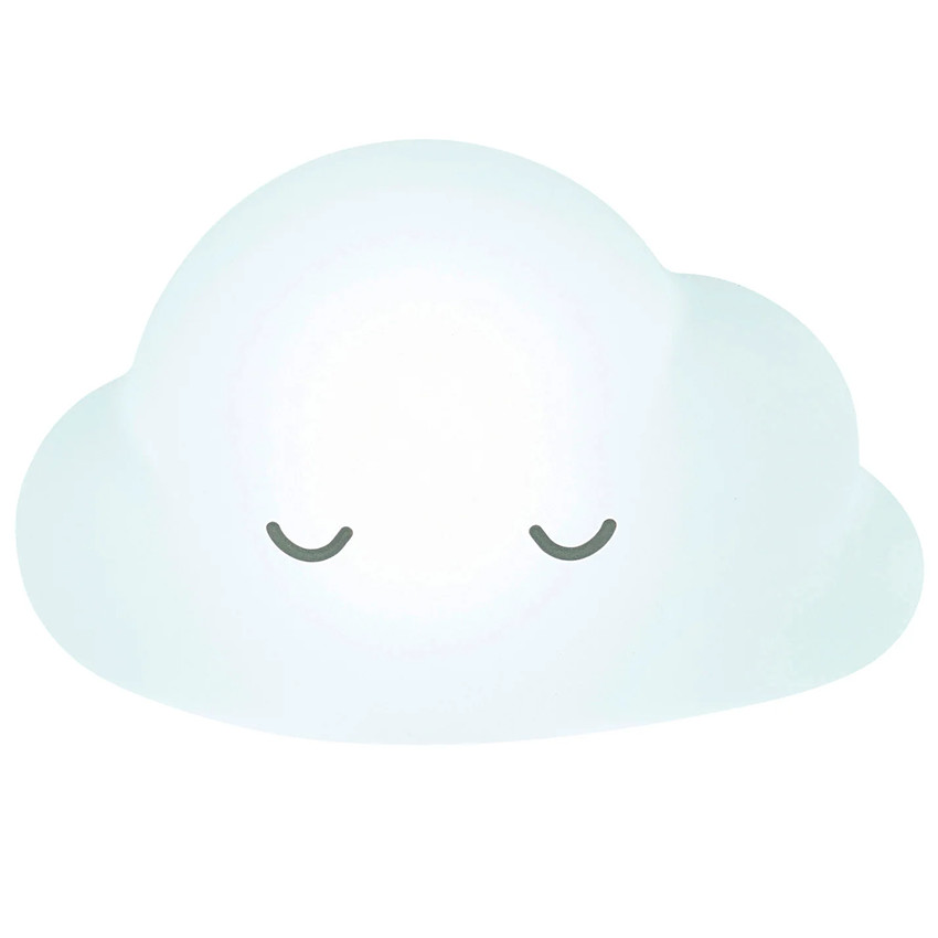 Nachtlamp - Wolk met de afstandsbediening - Wit - 13,5 cm 