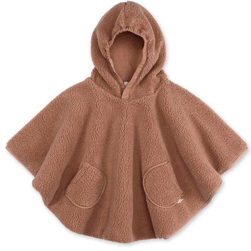 Poncho de voyage Teddy Jersey 9/36m Muffin 