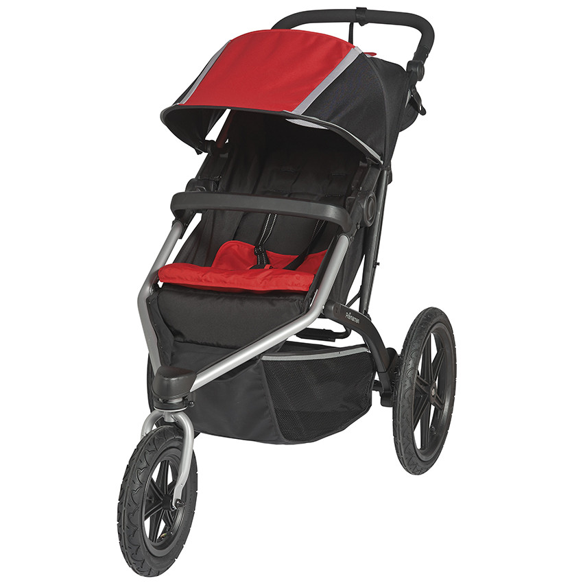 Kinderwagen Jogger Sport - Rood/Grijs 