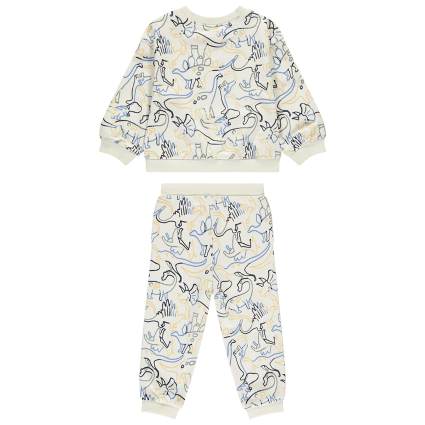 Ensemble jogging total look imprimé dinos pour bébé garçon 