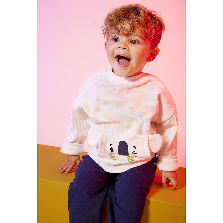 Ensemble 2 pièces en molleton pour bébé garçon 