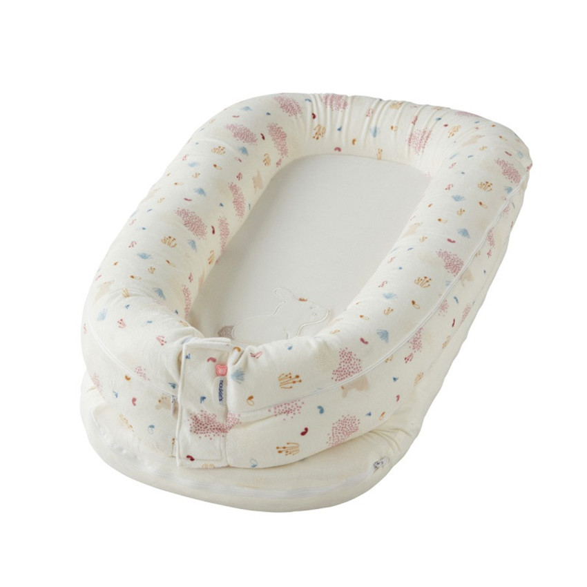 Cale bébé Kokkoony Lina & Joy en veloudoux 