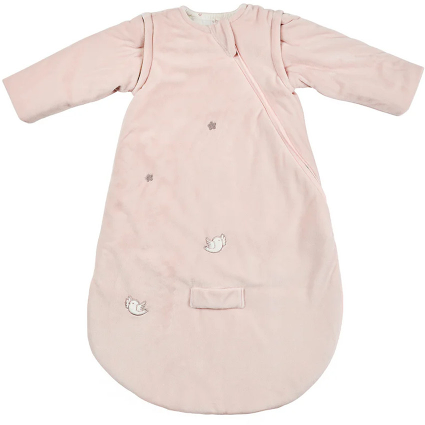 Slaapzak met afritsbare mouwen - Fanfan - Roze -70 cm 
