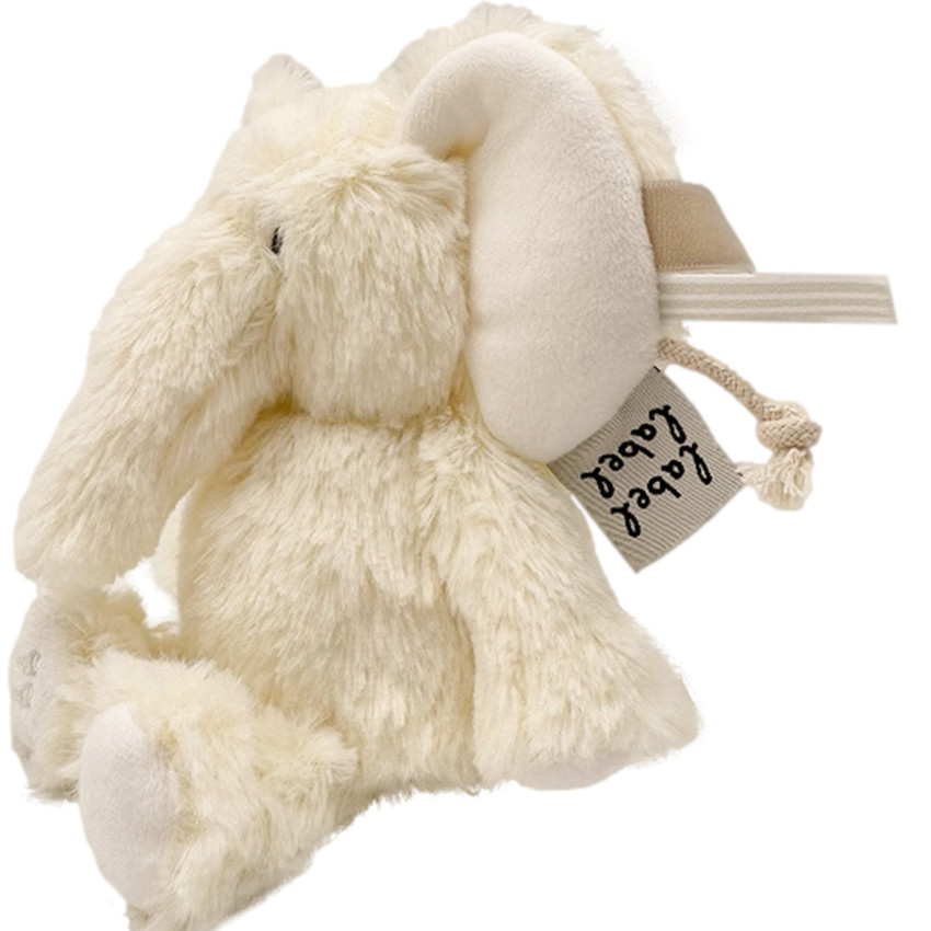 Kleine Knuffel Olifant Elly Ivoor Maat S 