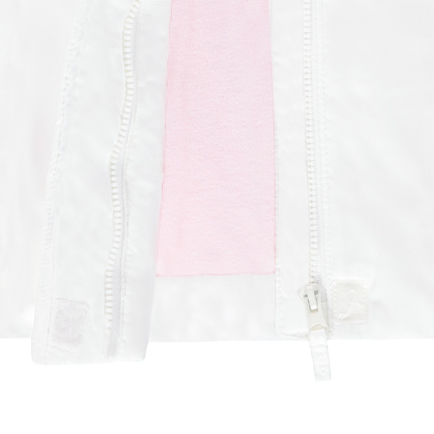 Parka en microfibre ouatinée à capuche doublée velours 